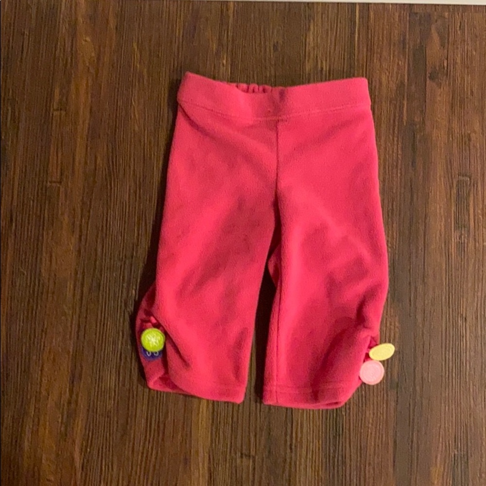 Pink Gymboree Fleece Pants with Candy Accent